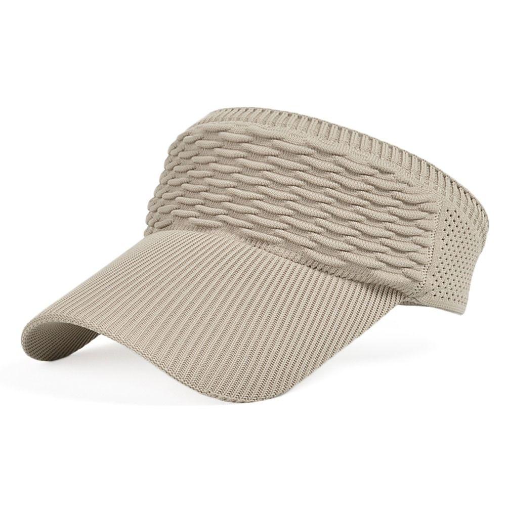 Женская эластичная бейсболка с широкими полями, солнцезащитная шляпа, шляпа с открытым верхом, спортивные козырьки