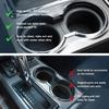 Вставка-подстаканник для Ford F-150 2004-2014, Слот для стакана в центральной консоли OE 217Z-7813562-AA, Защита от проливания, Гибкая, Прочная, Замена