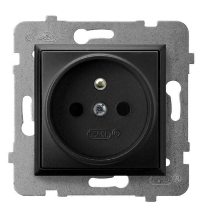Aria Single Socket Z/U Black Metallic Gp-1Uz//33