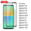 1 шт. Для Sony Xperia 1 5 10 II III IV V VI VII Стекло Полное покрытие Защитная пленка для экрана Закаленное стекло