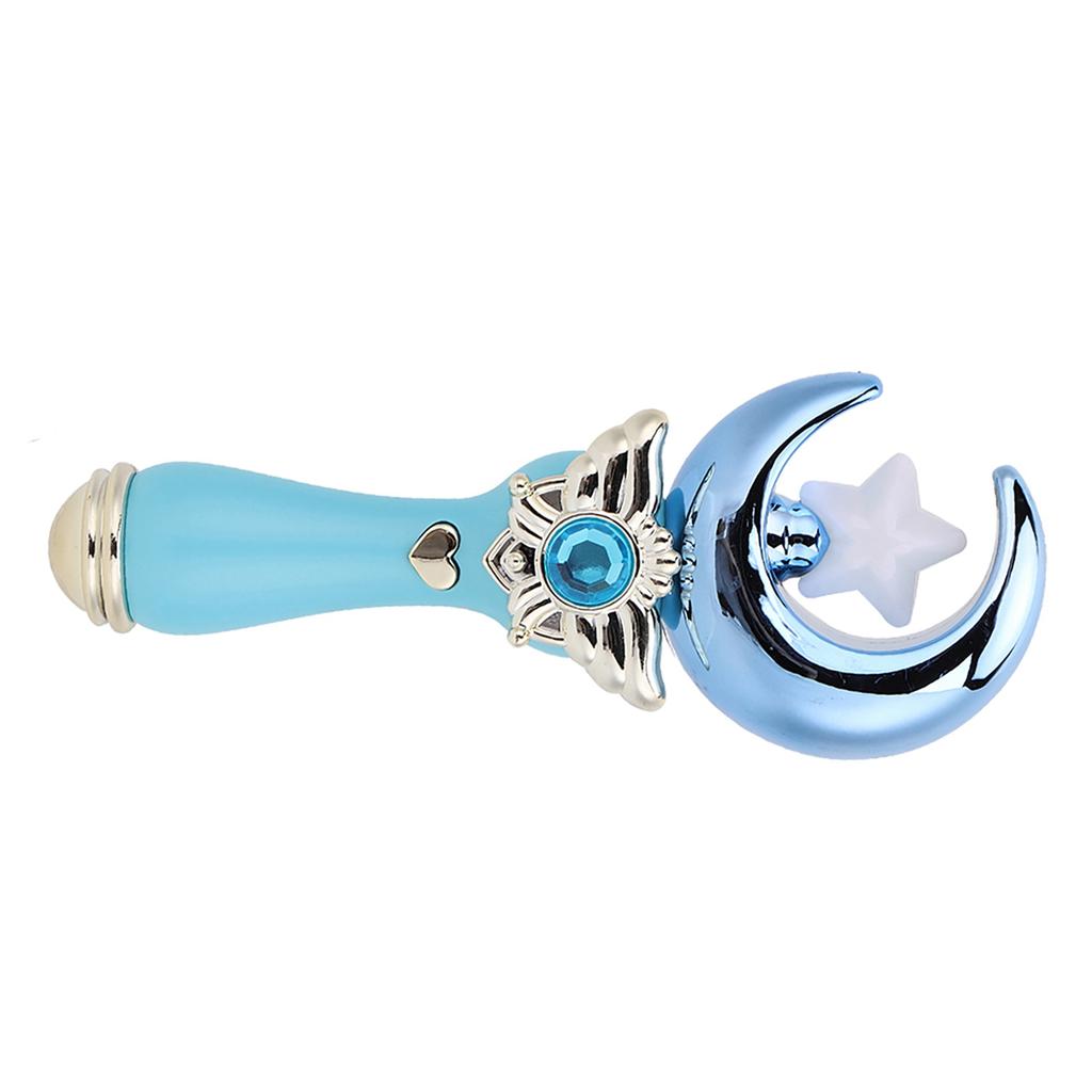 Светящаяся палочка принцессы, фея, электрическая магия, луна, палочка для укладки, мигающая игрушка в подарок