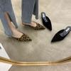 Fashion Sandals Sexy Woman Slippers Low Heel Shoes for Women Mules Slides Pointed Toe Wholesale Designer Luxury On Sale Vip Small Size