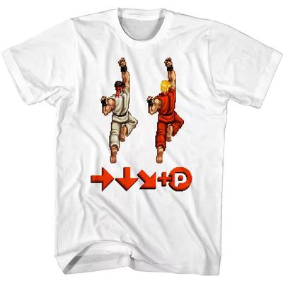Hot 1990s Street Fighter Classic Retro Nostalgic Karate Men's Short-sleeved T-shirt