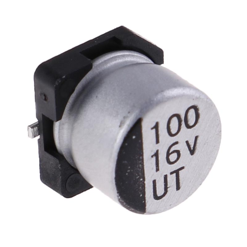 20 шт. Smd электролитических конденсаторов с характеристиками 6*5 мм 16 В 100 мкФ