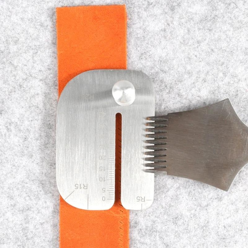 Доска для вытягивания кожи «сделай сам», практичная линейка для резки, инструмент из нержавеющей стали, ручная резка кожи, вспомогательные аксессуары, вспомогательный инструмент