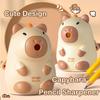Cute Capybara Pencil Cutter Manual Pencil Cutting Tools Capybara Pencil Sharpener School Supplies