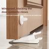 1-Pack Spring Door Security Stopper, Non-Slip Adjustable Heavy Duty Door Stop, Portable Anti-Slip Door Holder