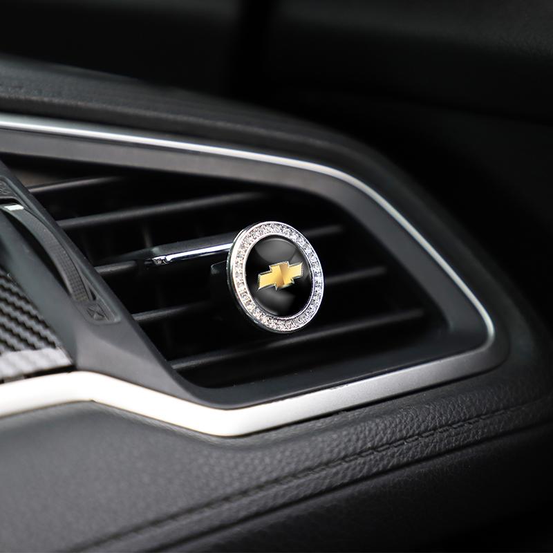 AABHJ1 Car Vent Air Freshener Aromatherapy Solid Perfume Diffuser For Chevrolet Spark Captiva Cruze Malibu Equinox Trax Camaro Blazer
