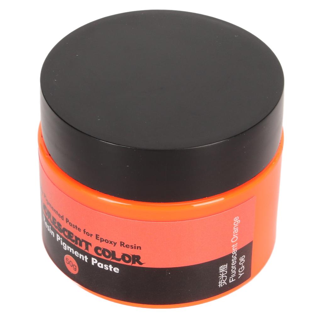 50g Fluorescent Color Resin Pigment Paste High Concentration Highly Pigmented Resin Pigment Paste for Painting Art
