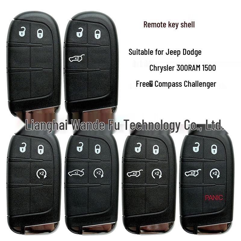 Корпус дистанционного ключа Jeep/Dodge/Chrysler/RAM