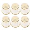 6PCS Fabric Lampshades Cloth Pleated Decorative Lamp Replacement Shade Clip On for Table Wall Lamps Home Hotel