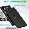 With Ring Holder Phone Case for Samsung Galaxy S24 Ultra S23 S22 S21 Plus A13 A52 A53 A54 TPU Soft Back Cover