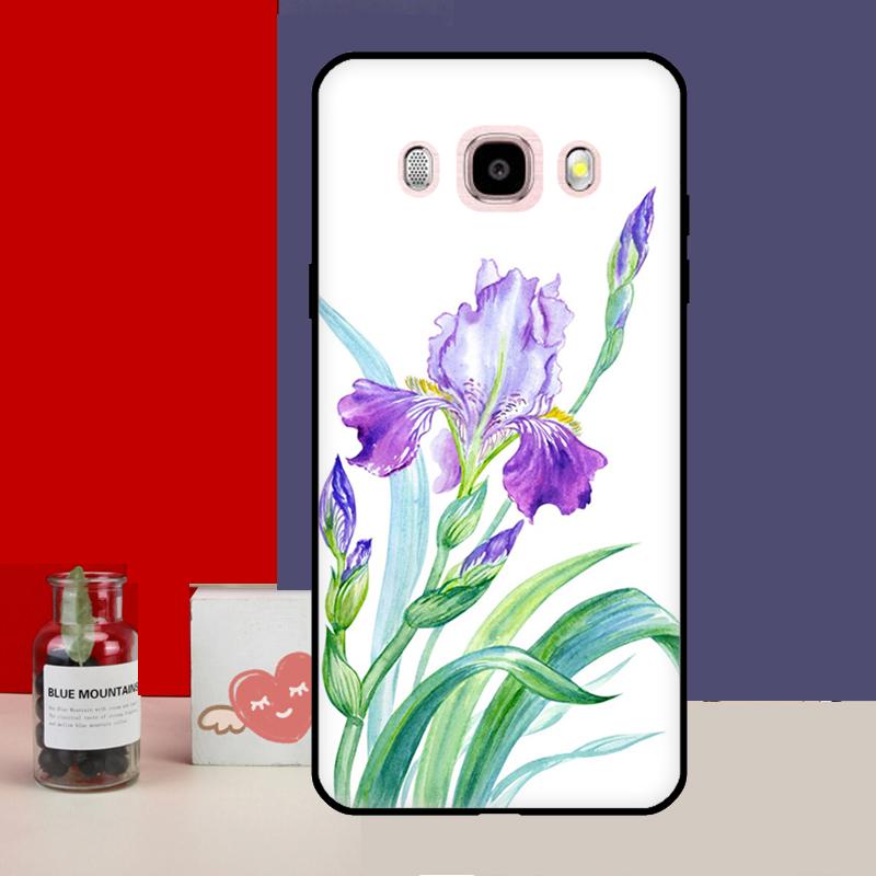 Чехол Blue Iris Flower для Samsung Galaxy J4 J6 Plus 2018 J8 A6 A7 A8 A9 J1 A3 A5 2016 J3 J5 J7 2017