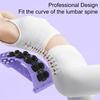Yousheng Back Stretcher with Massage Nodes Lower Back Support Board 4-Level Adjustable Spine Alignment Stretcher for Neck Back Pain Relief Lumbar