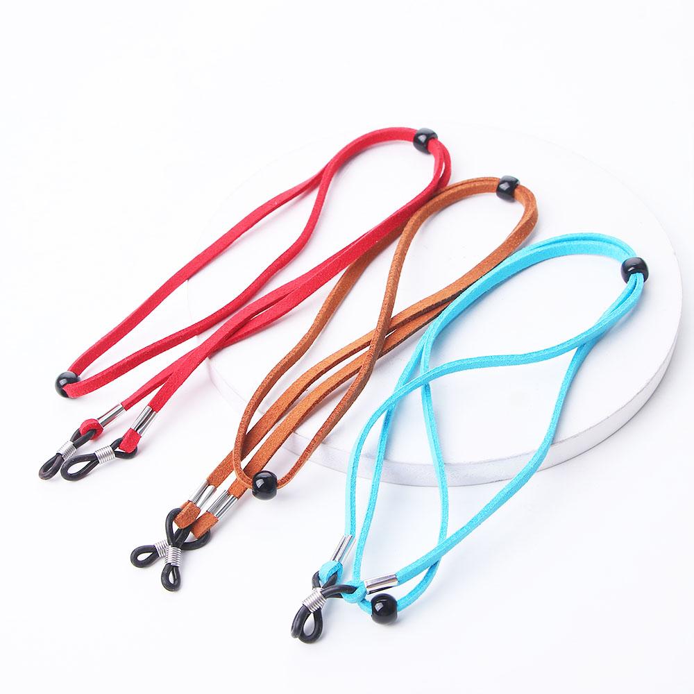 Eyewear Holder Gold Color Sunglasses Chains Glasses Chains Leather Glasses Strap Glasses Lanyard