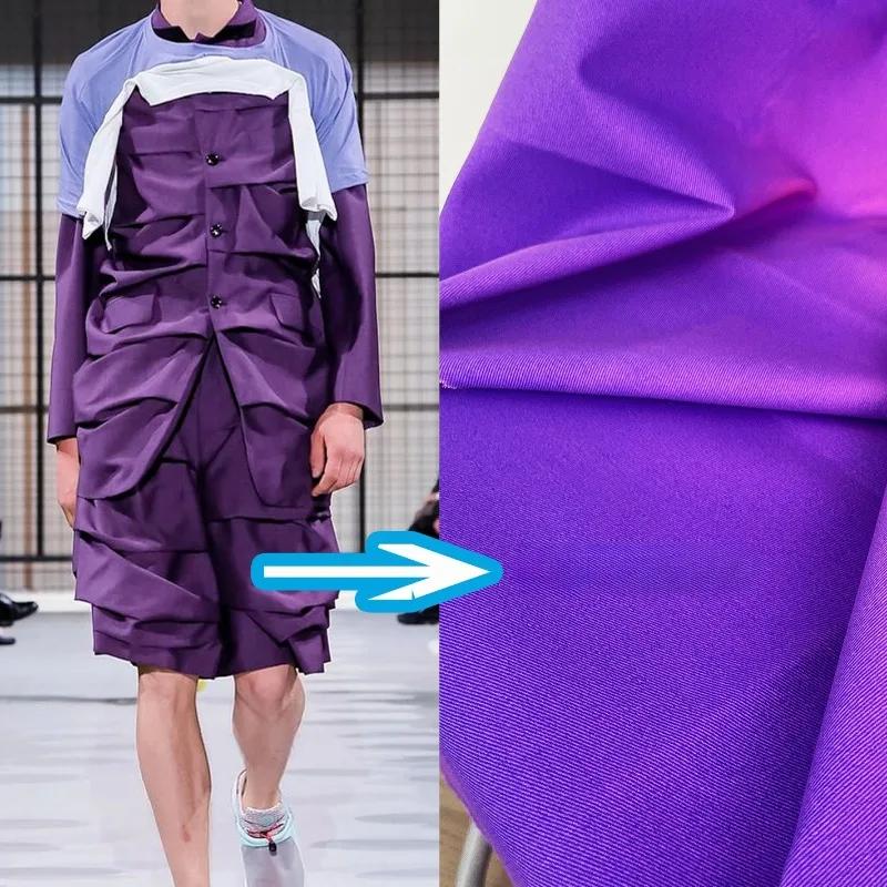 Чувствительная к температуре хлопковая ткань холста Технология фиолетовый превращается в розовый красный цвет, меняющий дизайн одежды ткань для шитья