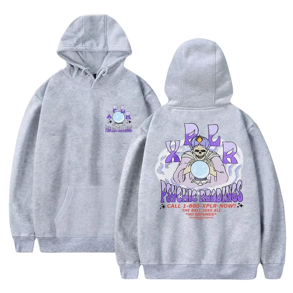 Толстовка с капюшоном XPLR Psychic Reading с надписью Sam and Colby Merch с длинным рукавом для женщин и мужчин, теплая хлопковая толстовка, зимняя одежда