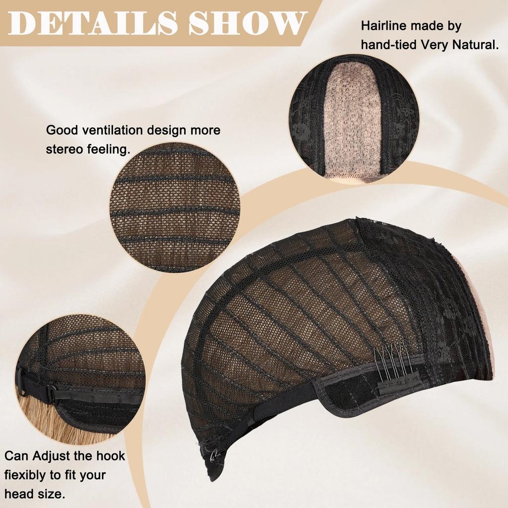 Long Wavy Wig 26 Inch Gradient Blonde Wig Women Natural Cute Wigs Suitable For Daily Party