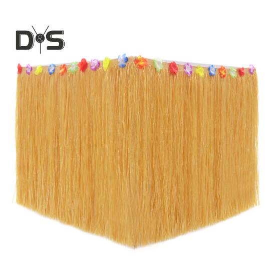 Юбка для стола, украшения для вечеринки в стиле Луау, принадлежности для тропической гавайской вечеринки, сувениры на цветочную летнюю пляжную тематику