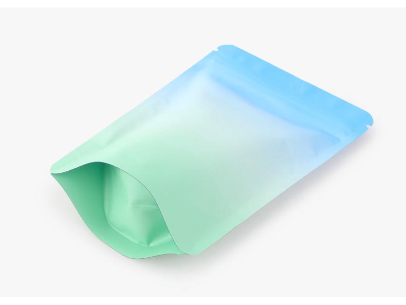 Матовый пакет из матовой алюминиевой фольги с застежкой-молнией и логотипом на заказ для упаковки лекарственного порошка