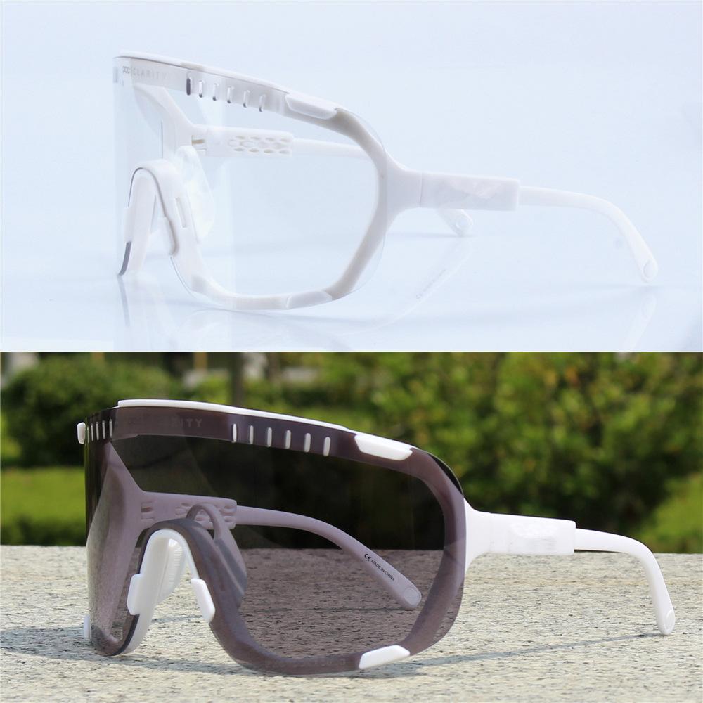 POC New Cycling Outdoor Athletic Glasses .Intelligent Photo-sensitive Color-changing Anti-wind and Anti-sand Protective Goggles