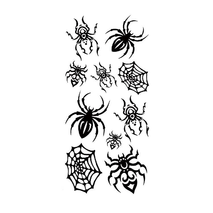 Шрам Змея Паук Скорпион Животное Водонепроницаемая Наклейка для Татуировки Образец Набора Ужасов для Подделки