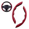 Universal Steering Wheel Cover 38cm/15inch Carbon Fiber ABS Cover Non-Slip Steering Wheel Booster Car Decor Interior