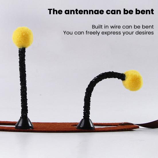 Головной убор пчелы с ушами-антеннами, головной убор кошки/собаки с отверстиями для ушей, головной убор для питомца для кошек, маленьких собак, бишона, для праздничной вечеринки, маскарадного костюма