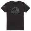 Jurassic Park Mens Monochrome Logo T-Shirt