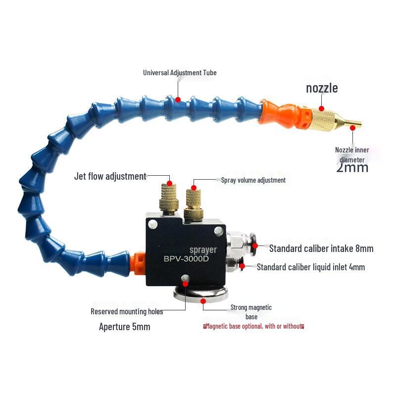 Pneumatic Machine Tool Cooling Mist Sprayer
