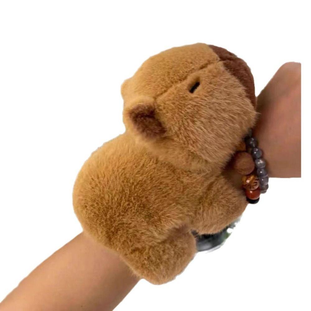 Animal Wristband Capybara Plush Toy Clap Ring Stuffed Animals Toy New Animal Slap Bracelets