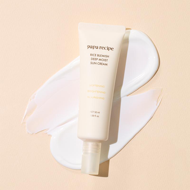 PAPA RECIPE Солнцезащитный крем для лица Rice Blemish Deep Moist SPF 50+ PA++++ 50 мл