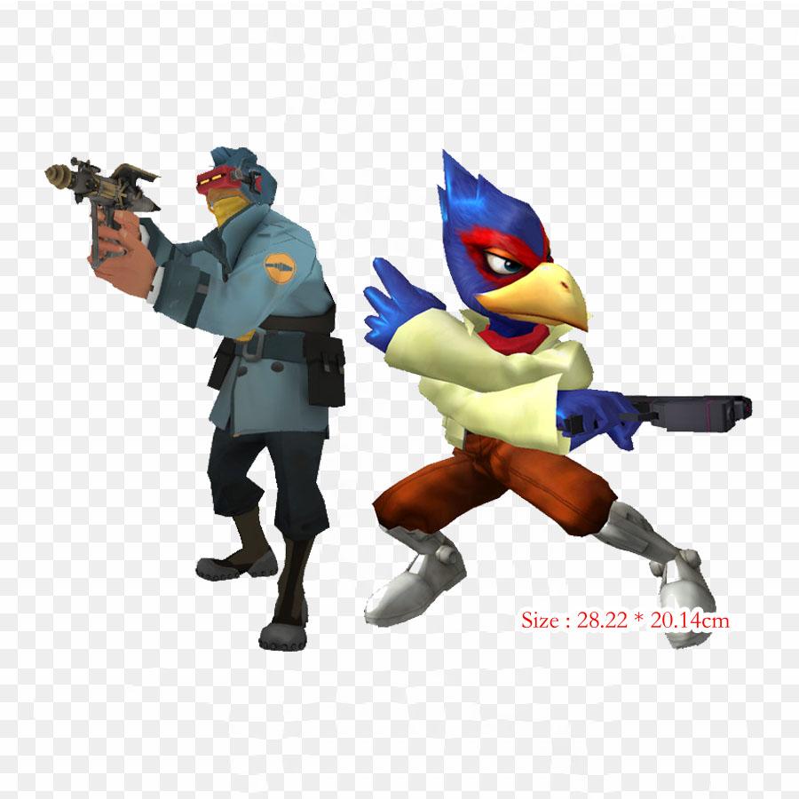 Falco Star Star Assault Falco Lombardi Iron On Heat Transfer Printing Vinyl Patches Sticker for Clothes DIY Appliques Washable Patches