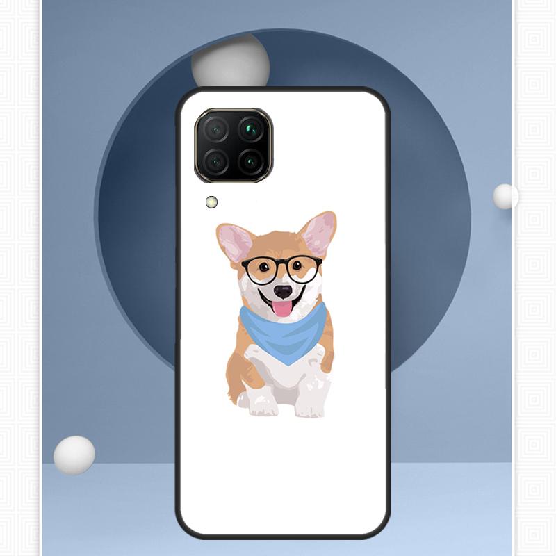 Мультяшная собака корги Для Huawei P30 P60 Pro P20 P40 Lite Nova 9 10 SE 12s 12i 11i 8i Y91 Y60 Y70 Y72 Y90 Y61 Чехол