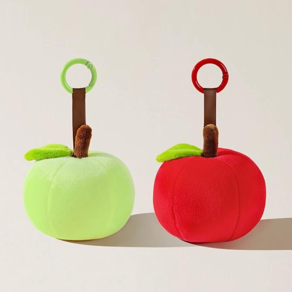 Cartoon Bag Pendant Mango Plush Key Ring Creative Fruit Key Chain  Women