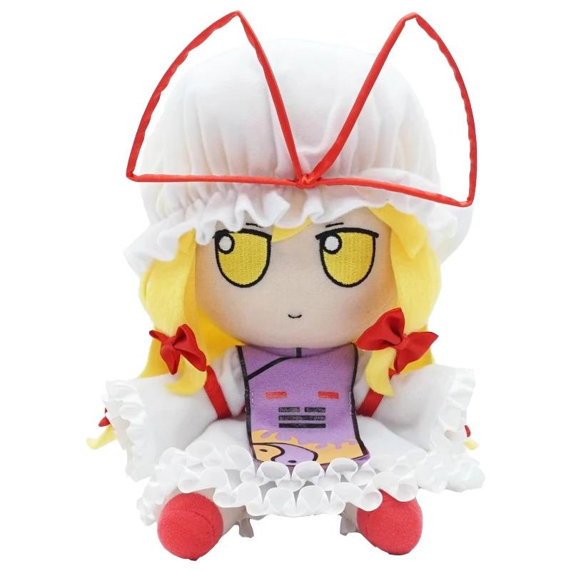 Fumo Hata no Kokoro Plush Toy Anime Touhou Project Japanese Game Stuffed Doll Soft Character with Removable Mask Kids Fans Gifts