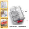 10 Compartments Travel Pill Organizer Pocket Portable Pill Storage Box Case Daily Pill Container or Purse Fish Oil Medicine