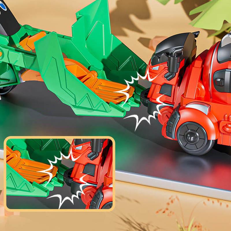 Динозавр игрушечный автомобиль деформация аварии автомобиль экскаватор модель инерционный инженерный автомобиль мальчик 3/5/8 лет