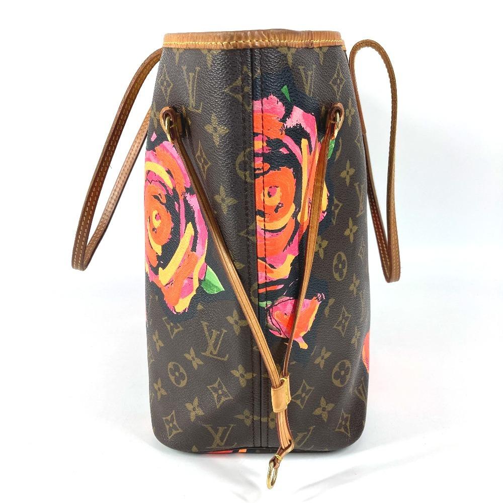 Louis Vuitton M48613 Monogram Rose Neverfull MM Shoulder Bag Tote Bag pink/Brown