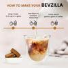 Bevzilla 30 Assorted Instant Coffee Cubes Pack with Date Palm Jaggery, 4 Flavours, Arabica Coffee, Zero Refined Sugar| Enjoy Hot & Cold