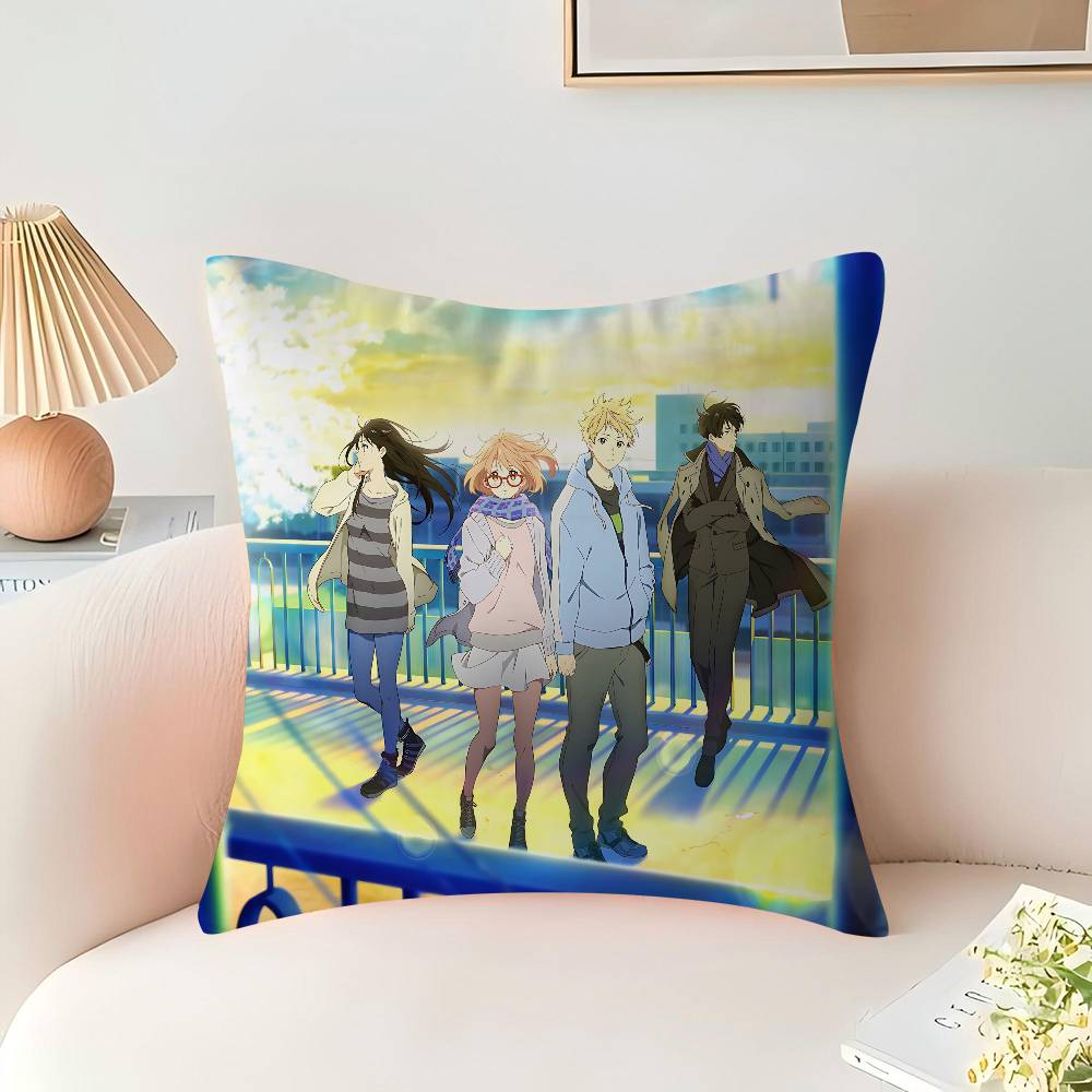 Аниме B-Beyond the Boundary Подушка Чехол для подушки Наволочка Гостиная Диван Домашний декор Индивидуальный