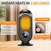 Domestic Heater 1500W Ceramic Heater 3s Fast Heating Overheat Protection Portable Quiet Mini Heater for Home Office Bedroom Use