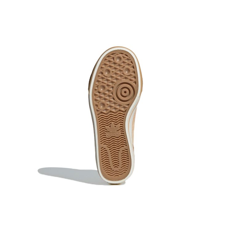 adidas Оригинальные высокие кеды для скейтбординга Originals Nizza Hi Dl Женские кроссовки Розовый Коричневый GZ2647