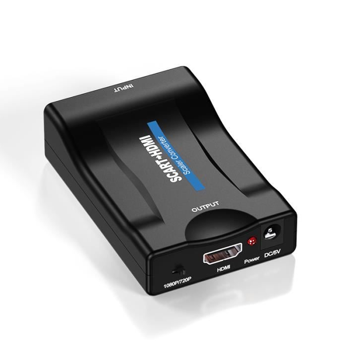 WESTANGEL@Convertisseur péritel vers HDMI-Adaptateur Scart vers HDMI-1080P Video HD