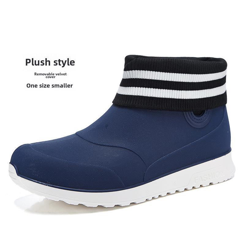 Мужские водонепроницаемые нескользящие резиновые сапоги для использования на открытом воздухе, рыбалки и кухни