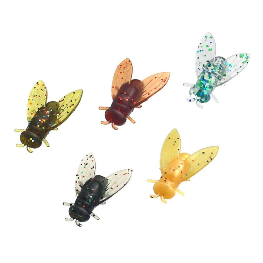 20PCS Spinner Swim Baits Bionic Fly Fishing Bait PVC Flies Fly Fishing Portable Trout Jigs