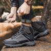 Модные классические мужские ботильоны, износостойкие походные ботинки из коровьей замши, удобные кроссовки для ходьбы для мужчин, размер 47, рабочая обувь до щиколотки