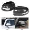 Left Right Rearview Mirror Cover Carbon Fiber Decorative Cap Fit for Mitsubishi Outlander 13?16