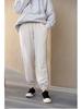 Женские утепленные спортивные штаны Off-White Осень/Зима 2023, с начесом, затягивающимся шнурком на талии, на флисовой подкладке
