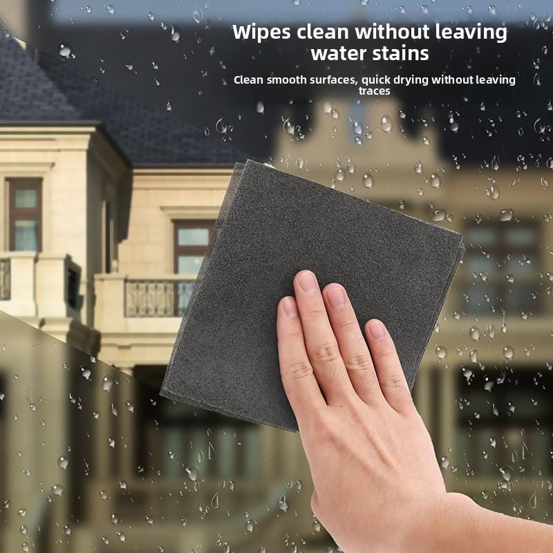 Волшебная салфетка для мытья окон - Очень толстая, не оставляет разводов и водяных знаков, бытовая впитывающая салфетка